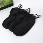 10 PCS Blindfold Eye Cover Sleep Mask Eye Masks Shade Cover for Team Building Games Party Night Blindfold with Adjustable Strap(Black)