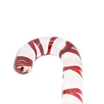 Glass Pleasure Wand Crystal Dildo Anal Hook Butt Plug Prostate Massager G-spot Stimulation Christmas Gift Candy Cane Unisex for Men Women