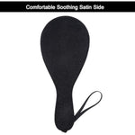 Satin And Faux Leather Spanking Paddle For Adult Sex Toys, Bondage Sexual Paddles Bdsm Set