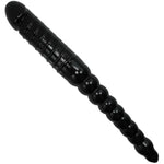 15.15 * 1.75 Inch Extra Large Double Ended Realistic Dildos Extra Long Double Dildo Realistic Penis And Beads Soft And Flexible Double Side Dildo For Male Female Couples Double Dong (Black)