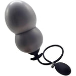 Inflatable Butt Plug Silicone Anal Sex Toys 30Cm*10Cm Black