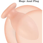 Huge Anal Plug Sex Toy - Huge Butt Plug Dildo Anus Dilator Large Butt Plug Trainer Prostate Massage Anal Ball Sex Toy For Men Women (Skin)