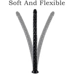 16.5 Inch Long Anal Butt Plug Sex Toy - Dragon Scale Dildo Butt Plug Anus Dilator Prostate Massage Long Anal Sex Toy With Strong Suction Cup For Men Women Lover (Black)