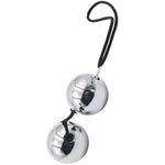 Metal Solid Pull Beads Clitoral Anal Plug Anal Expander With Chain Smart Balls Pull Beads For Male And Female Bdsm (25Mm-2 Balls), Sliver