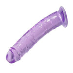Realistic Small Dildos,7 Inch Purple Suction Cup Dildo,Soft Adult Sex Toys for Women