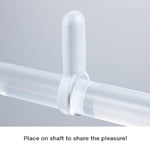 TENGA TSV-002 Smart Vibe Vibrating Ring for Couples - Pearl White