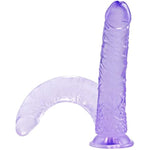 Realistic Suction Cup Dildos Real Dong G Spot Stimulator Female Masturbation Toys Adult Sex Toys For Beginners Women Lesbian(Purple)