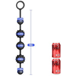 Silicone Anal Beads Butt Plug With Safe Pull Ring Design Flexible Anal Plug Anal Chain Anal Sex Toys Adult Sex Toys For Women Men And Couples (5 Beads)