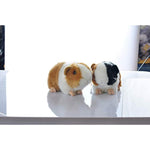 Cute Rabbit 8 Inch Guinea Pig Plush Toy Stuffed Animal Toy Plush Animal Doll (Black+Orange)