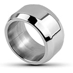 Stainless Steel Male Penis Cock Ring Thick Metal Cock Penis Ring For Enhance Male Long-Lasting Erection Ability Sex Toy(30Mm)