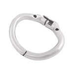 Ergonomic Design Stainless Chastity Device Cock Cage Base Ring Male Spares H150 (L / 50Mm)