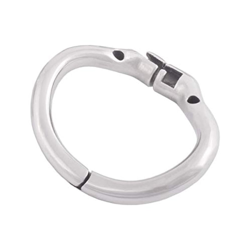 Ergonomic Design Stainless Chastity Device Cock Cage Base Ring Male Spares H150 (L / 50Mm)