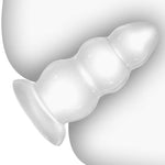Super Huge Thick Anal Plug Large Butt Plug Set Anal Sex Toys for Women/Men Master,Strong Suction Cup Anal Opening Trainer G-Spot Dildo Butt Stretcher for Advanced Anal Player - Clear