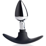 Tailz Dark Invader Metal & Silicone Anal Plug - Small, 1Count