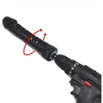 Electric Drill Thrusting Set B Diy Sex Machine - 1 Drill Adapter & 1 Large Dildo With Drill Connector For Auto Spinning And Thrusting