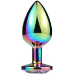 3Pcs Colorful Metal Plated Anal Plug Metal Butt Toys Jewelry Butt Plug Kit