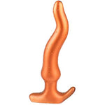 Long Butt Plug Ultra Soft Liquid Silicone Sinuous Anal Plug Anus Dilator For Beginner Advanced Men Women (M)