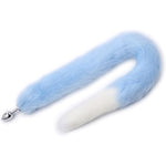 30.3 Inch Fox Animal Costume Tail Faux Fur Wolf Butt Tail Long Anal Butt Plug Fox Cat Butt Plug Furry Plush Tail Plug Valentines Day Cosplay