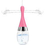 Electric Enema Douche Anti Back-Flow, Silicone Enema Douche Reusable Anal Douche Cleaner For Men Women Enema Bulb With 3 Clean Intensities Butt Anal Travel Bottle Cleaner Kit