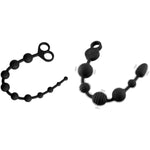 Silicone Anal Bead With 10 Balls + 16.5 Inch Vibrating Anal Beads