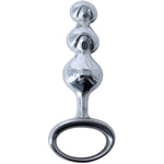 Stainless Steel Anal Plug Butt Plug Anal Toys Anal Beads With 3 Beads Prostate Massager Adult Toys Sex Toys For Men Women And Couples