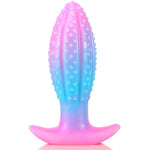 Luminous Anal Plug Soft Silicone Butt Plug With Surface Stimulation For G-Spot And Prostate Massage Safe Base Design For Men And Women Couples Adult Toy (L)
