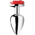 Red Rose Anal Plug- Medium