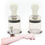 6 Size Vacuum Twist Nipple Cupping Sucker Breast Suckers Clamp Vagina Pump No-Pump Suction Cup Enhancer Suction Cup (7.3Cm(2.88Inch))