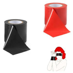 Bdsm Bondage Restraints Tape Set Sm Sticky Tape Adhesive Tape For Bdsm Games Non-Adhesive Static Adsorption Tape Pull-Up Binding Tapes For Couples 2 Pcs (Red 50Mm*10M, Black 50Mm*10M)