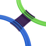 2-In-1Hopscotch & Bean Bag Toss,Combine Hopscotch Rings With Bean Bag Toss Game, Bean Bag Toss Game For Kids,Hopscotch Outdoor Game,Agility Rings,Fun Playground Toys For Boys And Girls