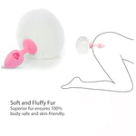 Bunny Tail Anal Butt Plug Silicone Anal Plug Cosplay Sexy Adult Toy Fluffy Rabbit Tail Sex Toys For Women Fun Sex Games Role Play Anal Training Adult Sex Toys