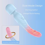 Heated Rabbit Vibrator for Women, Dual Stimulation G-Spot & Clitoral Massager with APP Control, Rechargeable Waterproof Adult Toy, 8 Modes 3 Speeds Quiet Personal Pleasure