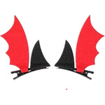 Silicone Anal Plug Dog Tail Butt Plug Sex Toys Gecko Tail Anal Plug Set Black Red Demon Tail Anal Plug With Bat Wings Hairpins Hair Clips Set