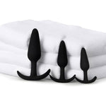 Silicone Butt Plug Set, 3 Pcs Wearable Flared Base Anal Trainer Anal Plug For Prostate Massage Unisex Adult Anal Toy For Beginner Advanced Users