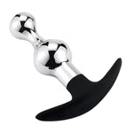 Anal Beads Butt Plug - Expanding Metal Anal Plug Trainer Adult Sensual Massager For Prostate Stimulation & Beginner Anal Sex Toys