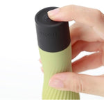 iroha Zen MATCHA Soft Silicone Women Vibrator, Intimate Waterproof Personal Dildo Massager, Clitoral Stimulator Battery Powered Multi Speed Vibration Wand, HMZ-01 Green