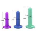 Butt Plugs Silicone Vaginal Dilators Anal Training Kit Simple Dildo Set for Pelvic Floor Exercises Anal Dildos for Prostate Massage Anal Stretching Adult Sex Toys for Women Men (Beginner, 3 Pcs)