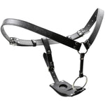 Lesbian Strapon Penis Panties Strap On Harness Pu Leather Thong Extreme Sm Erotic Sex Toys Bondage Restraints Adjustable Belt Women'S Chastity Belt For Butt Plug And Dildo (Dildo Not Included