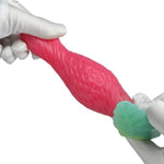 Soft Strawberry Butt Plug Anal Stretcher Prostate Massager Liquid Silicone Realistic Dildo G-Spot Stimulation Anal Sex Toys For Advanced Men Women Couple (M)