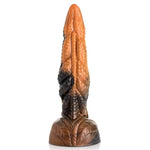 Ravager Rippled Tentacle Silicone Dildo | Marbled, Muscular, And Wavy With Reptile Textures | Suction Cup Base And Harness Compatible, Made With Premium Silicone
