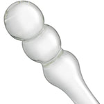 Anal Beads Butt Plug Glass Double-Ended Pleasure Wand Anal Trainer With 3 Ball Adult Sex Toy For Men Women Couple Play