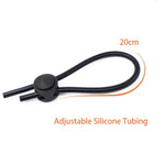 Electro Nipple Clamps And Cock Ring Set For Couples Adjustable Conductive Silicone Penis Ring With Nipple Stimulator Electric Shock Bdsm Toys For Men Women