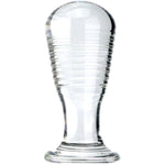 Glass Butt Plug,Glass Dildo Crystal Pleasure Wand Butt Plugs Prostate Massager Crystal Anal Plug Trainer Sex Toy Anal Trainer Prostate Massager Crystal G-Spot Dildo For Men Women(Transparent)