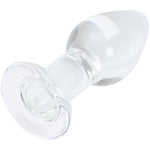 Mushroom Shape Large Anal Plug Glass Butt Plug Crystal Bum Plug Sex Toys For Women Men Masturbation
