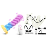 Remote Control Dildo Sex Toys, Dildos With Suction Cup 8 Vibration Modes, Sex Toys Bondage Restraints Bdsm Kit, Adult Sex Toys For Couples Men Women Games