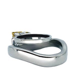 Chastity Device Lock Stainless Steel Chastity Lock Penile Ring Male Chastity Cage With Lock Training Ring For Men Adult Game Sex Toy. (50Mm)