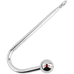 Bdsm Metal Anal Hook Butt Plug With Smooth Ball Anal Plug Butt Plug Prostate Massage G-Spot Sm Restraints Anal Gay Sex Toys For Man And Woman Adult Games,S