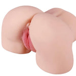 Realistic Male Masturbator with Vagina and Anal Opening for Adult Men - 5.5 Pound Sex Toy