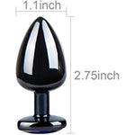 Anal Plugs Anal Trainer Kits Set Colorful Metal Butt Plug Heart Shape Jewelry Anal Sex Toys For Beginners Advanced Users