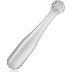 Glass Dildo Pleasure Wand Transparent Double Ended Butt Plug Vaginal Anal Prostate Massager Masturbation Sex Toy For Men Women And Couple (S)